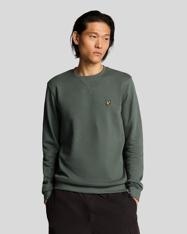 Lyle & Scott Sweater Groen heren (CREW NECK SWEATSHIRT - ML424VOG.X583) - GL Sport (Sluis)