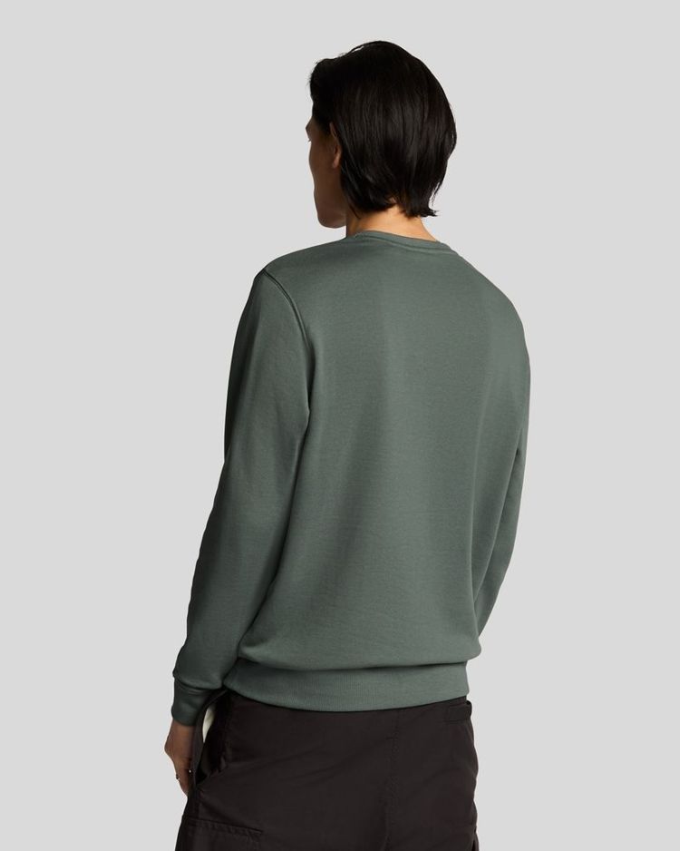 Lyle & Scott Sweater Groen heren (CREW NECK SWEATSHIRT - ML424VOG.X583) - GL Sport (Sluis)