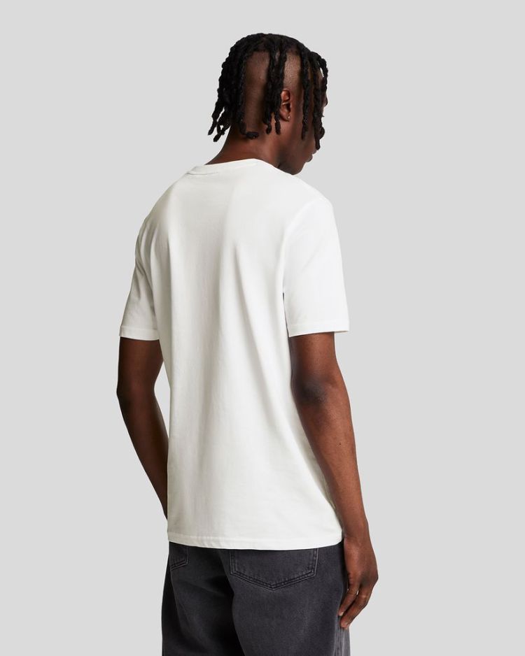 Lyle & Scott T-shirt Wit heren (EMBROIDERED T-SHIRT - TS2007V.W104) - GL Sport (Sluis)