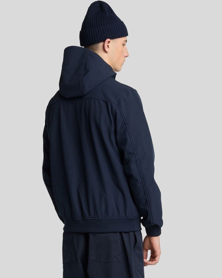 Lyle & Scott Jas Blauw heren (FLEECE BACK SOFTSHELL JACKET - JK2110V.Z271) - GL Sport (Sluis)
