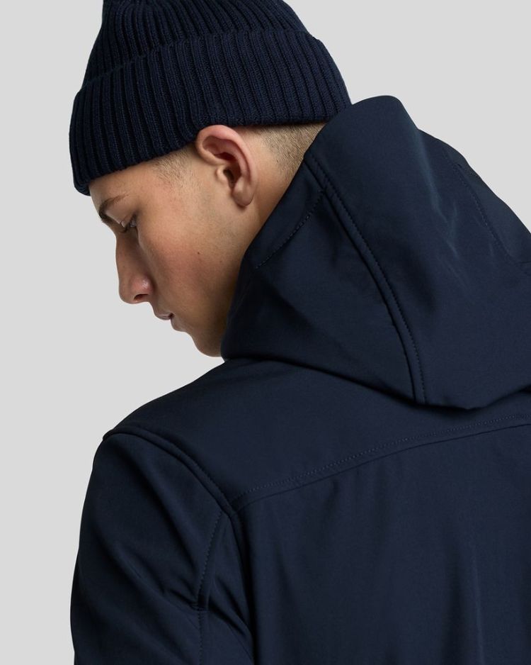 Lyle & Scott Jas Blauw heren (FLEECE BACK SOFTSHELL JACKET - JK2110V.Z271) - GL Sport (Sluis)