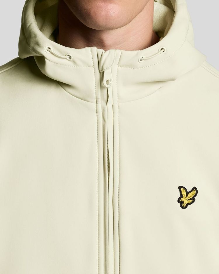 Lyle & Scott Jas Grijs heren (FLEECE BACK SOFTSHELL JACKET - JK2110V.X865) - GL Sport (Sluis)