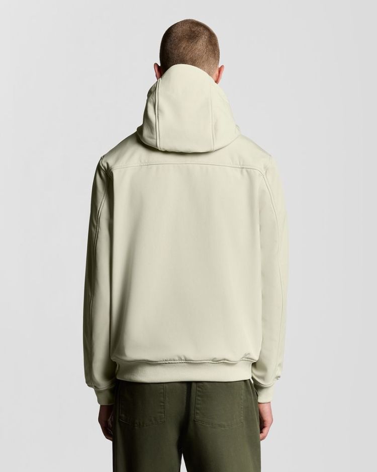 Lyle & Scott Jas Grijs heren (FLEECE BACK SOFTSHELL JACKET - JK2110V.X865) - GL Sport (Sluis)