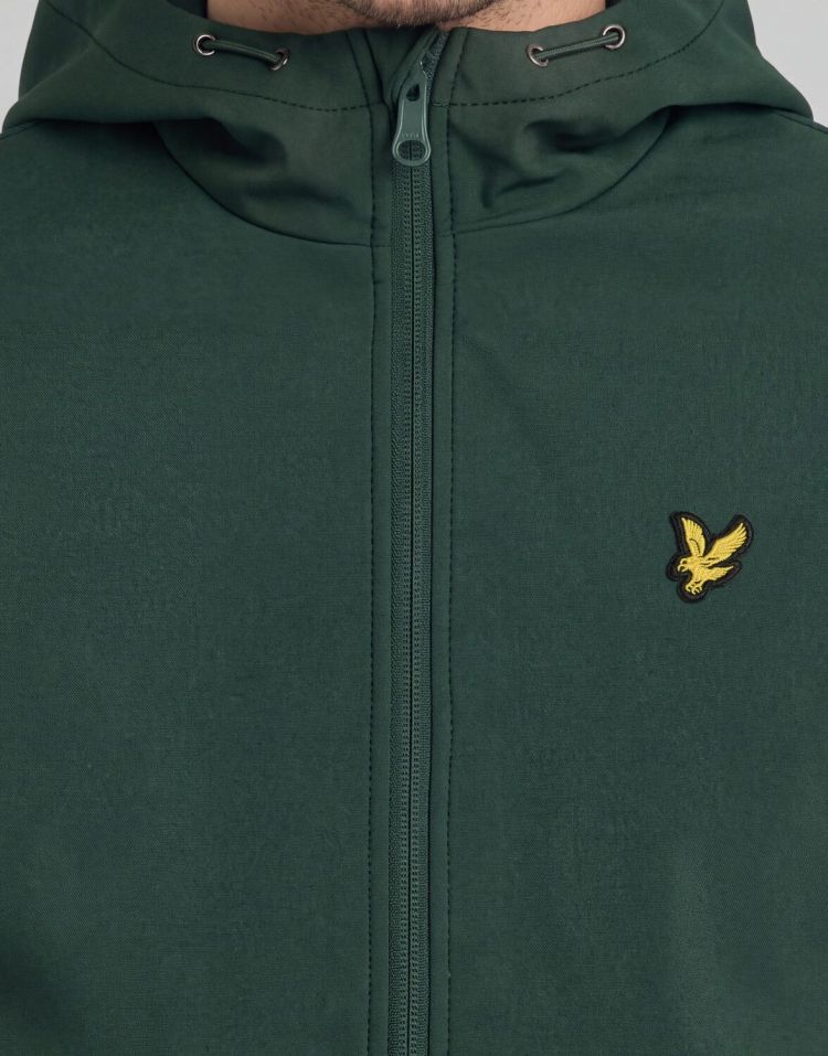 Lyle & Scott Jas Groen heren (FLEECE BACK SOFTSHELL JACKET - JK2110V.W486) - GL Sport (Sluis)