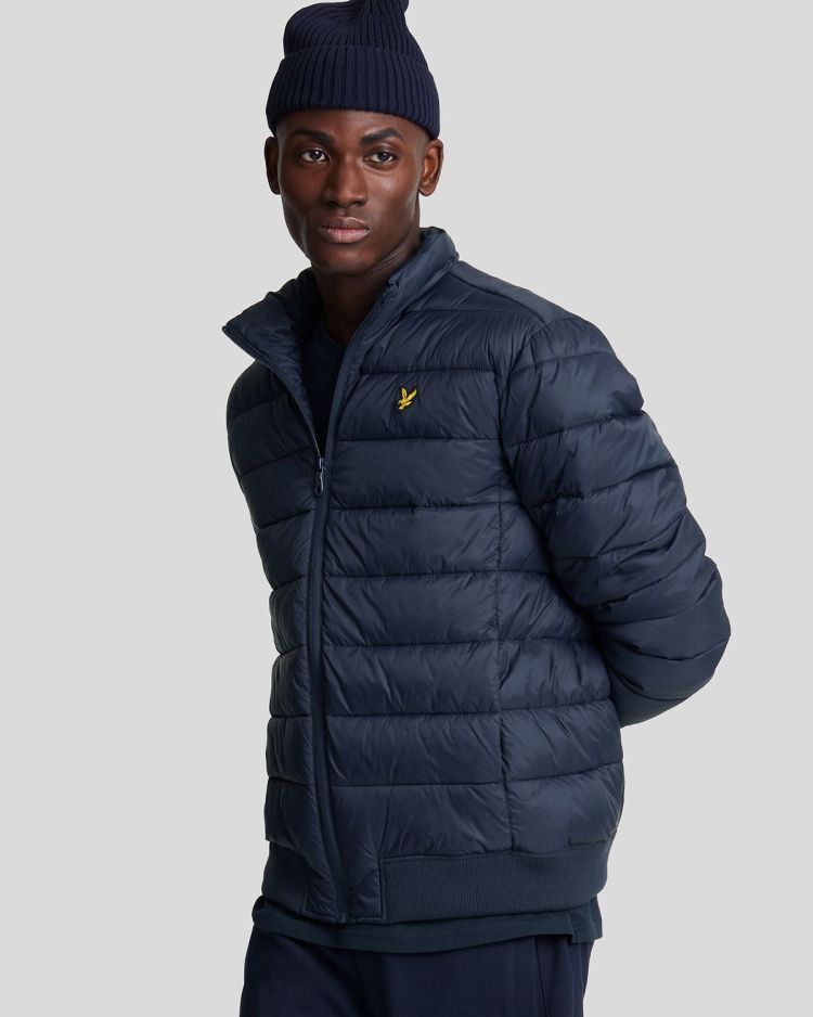 Lyle & Scott Jas Blauw heren (FUNNEL NECK WADDED JACKET - JK2100V.Z271) - GL Sport (Sluis)