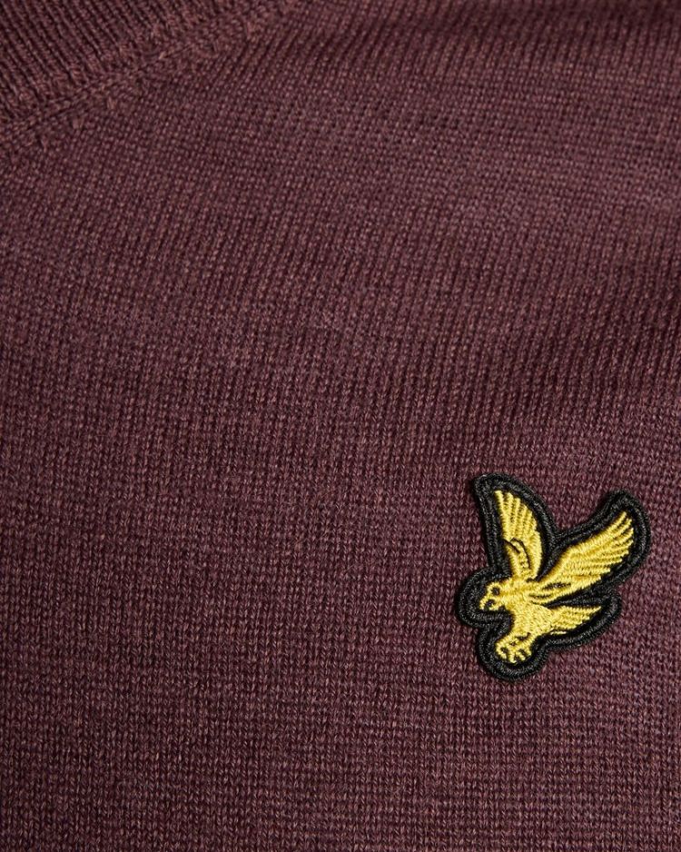 Lyle & Scott Pull Rood heren (GOLF V-NECK PULLOVER - KN2168G.Z292) - GL Sport (Sluis)