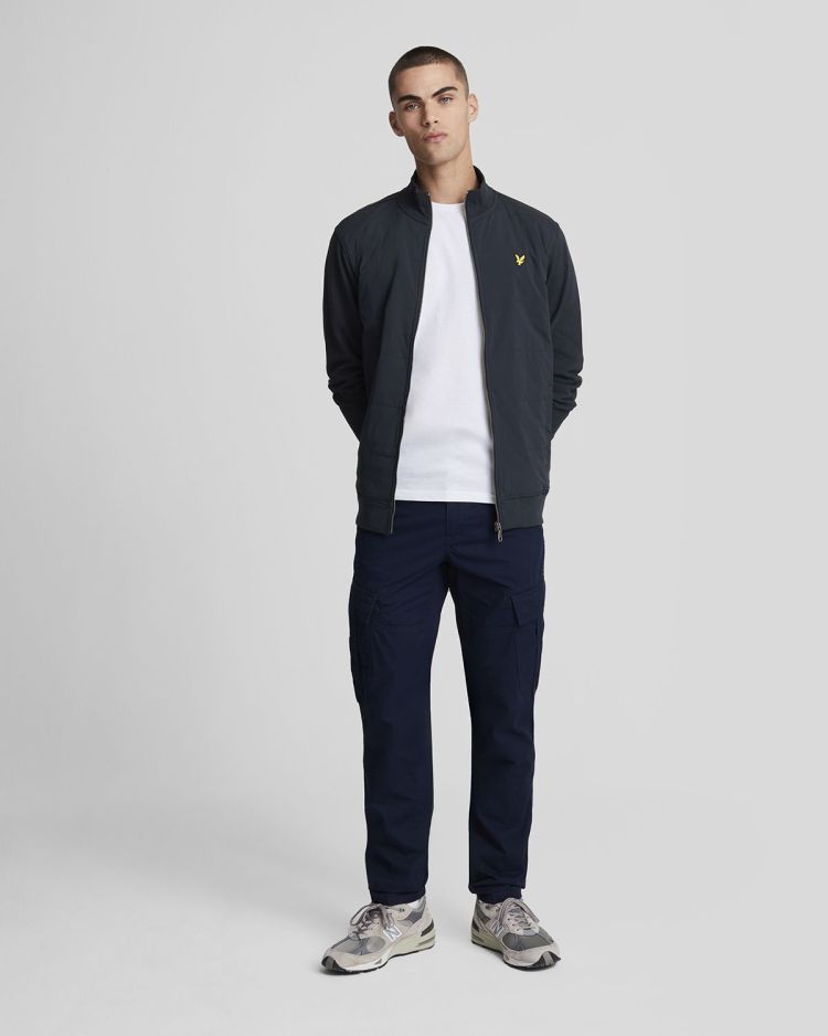 Lyle & Scott Jas Blauw heren (HYBRID BAFFLED TRACK JACKET - ML2123V.Z271) - GL Sport (Sluis)