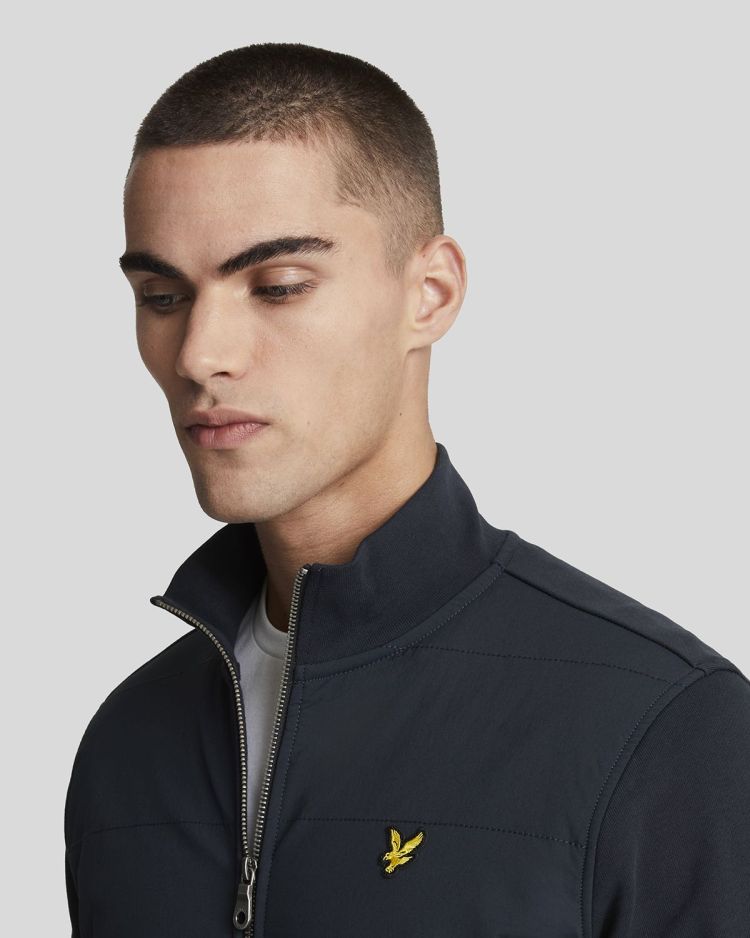 Lyle & Scott Jas Blauw heren (HYBRID BAFFLED TRACK JACKET - ML2123V.Z271) - GL Sport (Sluis)