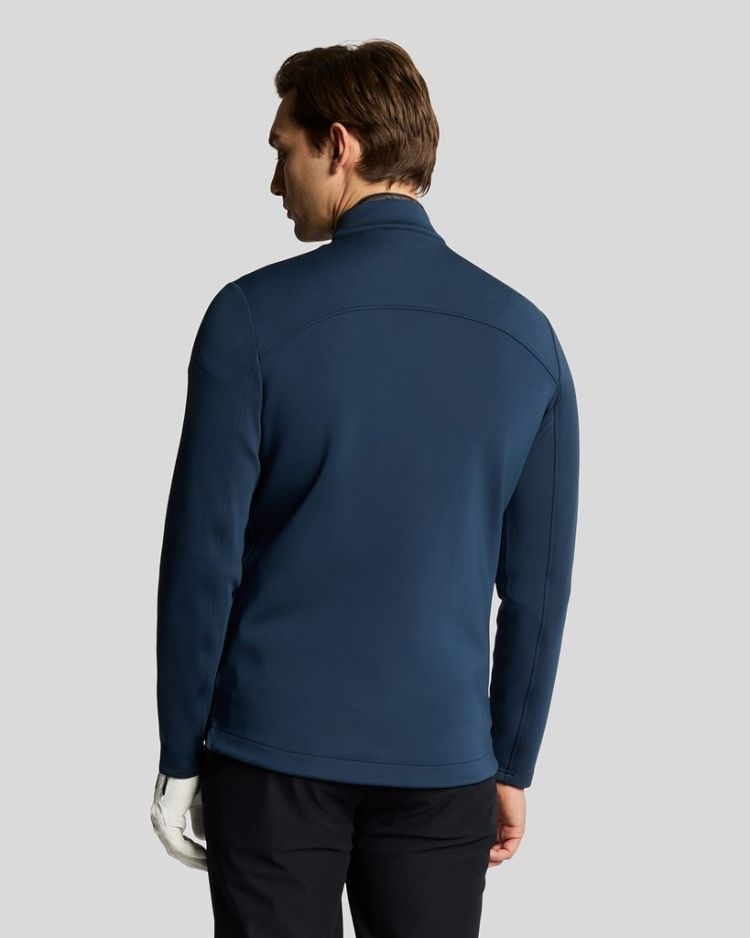 Lyle & Scott Jas Blauw heren (HYBRID QUILTED FULL ZIP GOLF JACKET - JK2260G.X526) - GL Sport (Sluis)