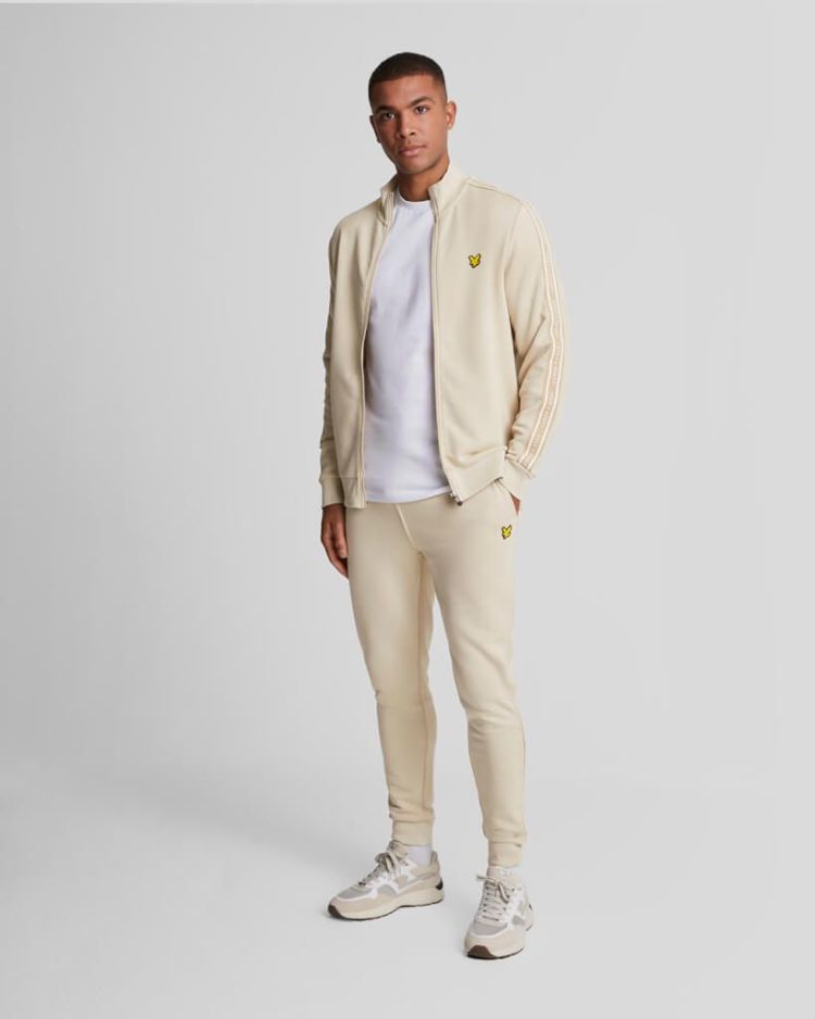 Lyle & Scott Broek Blauw heren (JACQUARD TAPE JOGGERS - ML2634SP.W827) - GL Sport (Sluis)