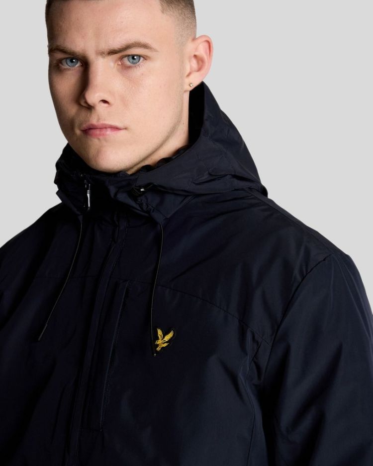 Lyle & Scott Jas Blauw heren (LIGHTWEIGHT HOODED ZIP THROUGH JACKET - JK2205V.Z271) - GL Sport (Sluis)
