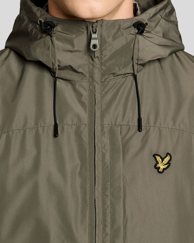 Lyle & Scott Jas Groen heren (LIGHTWEIGHT HOODED ZIP THROUGH JACKET - JK2205V.X569) - GL Sport (Sluis)