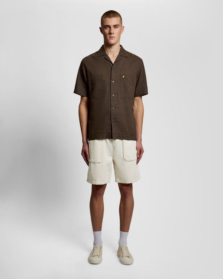 Lyle & Scott Short Beige heren (LINEN SHORT - SH2401V.W503) - GL Sport (Sluis)