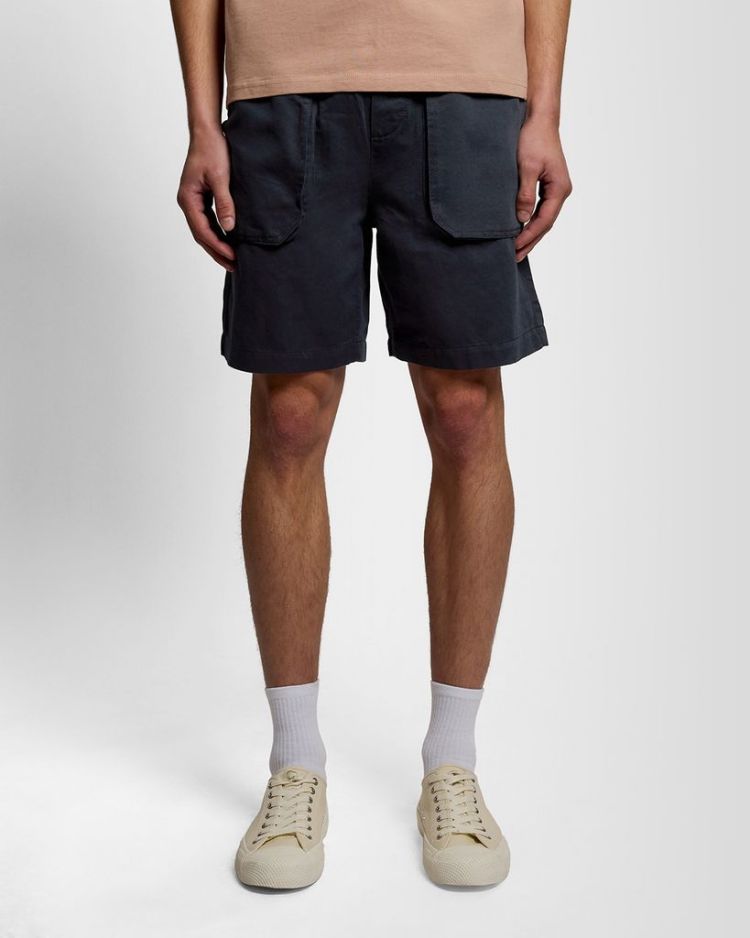 Lyle & Scott Short Blauw heren (LINEN SHORT - SH2401V.Z271) - GL Sport (Sluis)