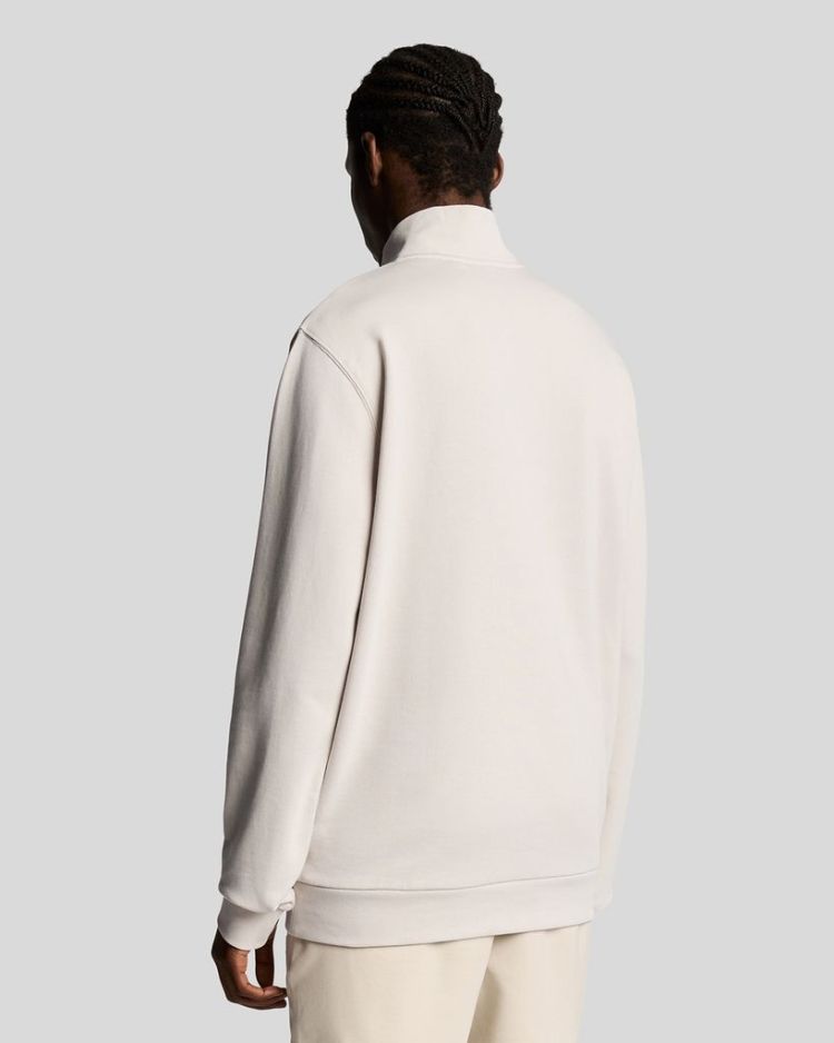 Lyle & Scott Sweater Beige heren (LOOPBACK QUARTER ZIP SWEAT - ML2022V.W870) - GL Sport (Sluis)