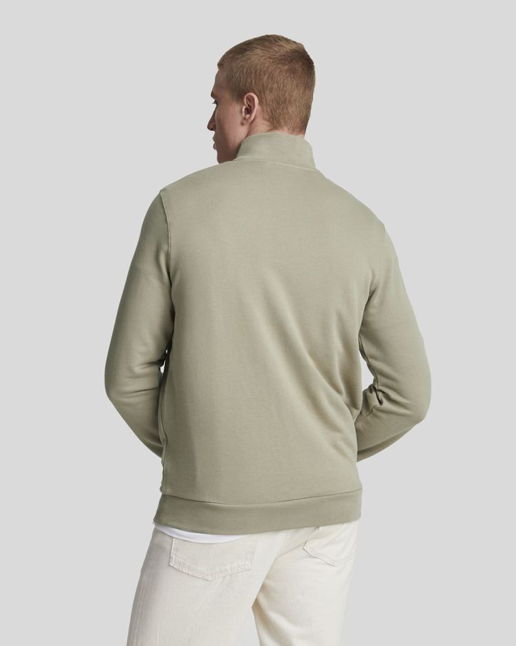 Lyle & Scott Sweater Beige heren (LOOPBACK QUARTER ZIP SWEAT - ML2022V.X309) - GL Sport (Sluis)