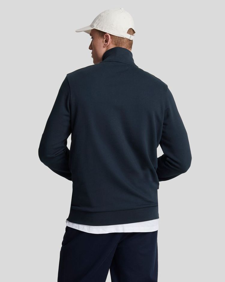 Lyle & Scott Vest Blauw heren (LOOPBACK QUARTER ZIP SWEAT - ML2022V.Z271) - GL Sport (Sluis)