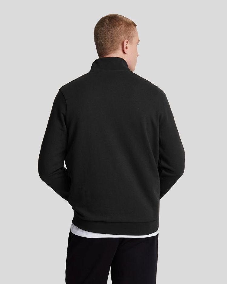 Lyle & Scott Vest Zwart heren (LOOPBACK QUARTER ZIP SWEAT - ML2022V.Z865) - GL Sport (Sluis)