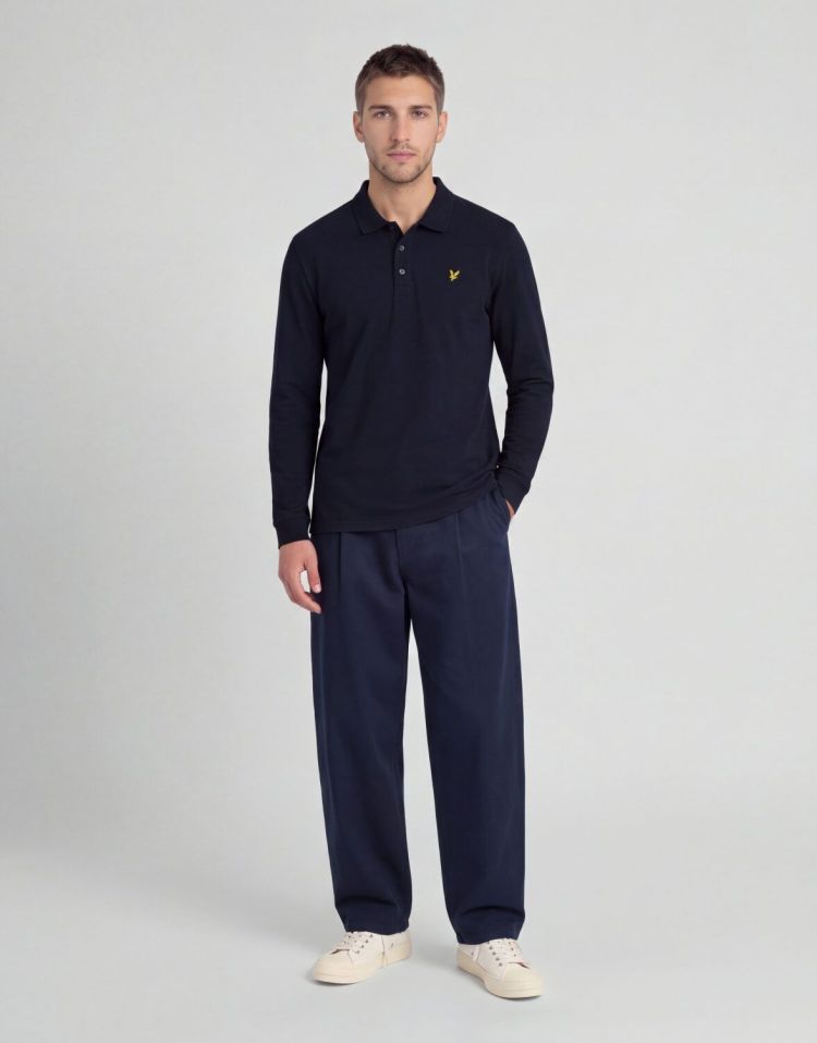Lyle & Scott Polo Blauw heren (LS POLO SHIRT - LP400VOG.Z271) - GL Sport (Sluis)
