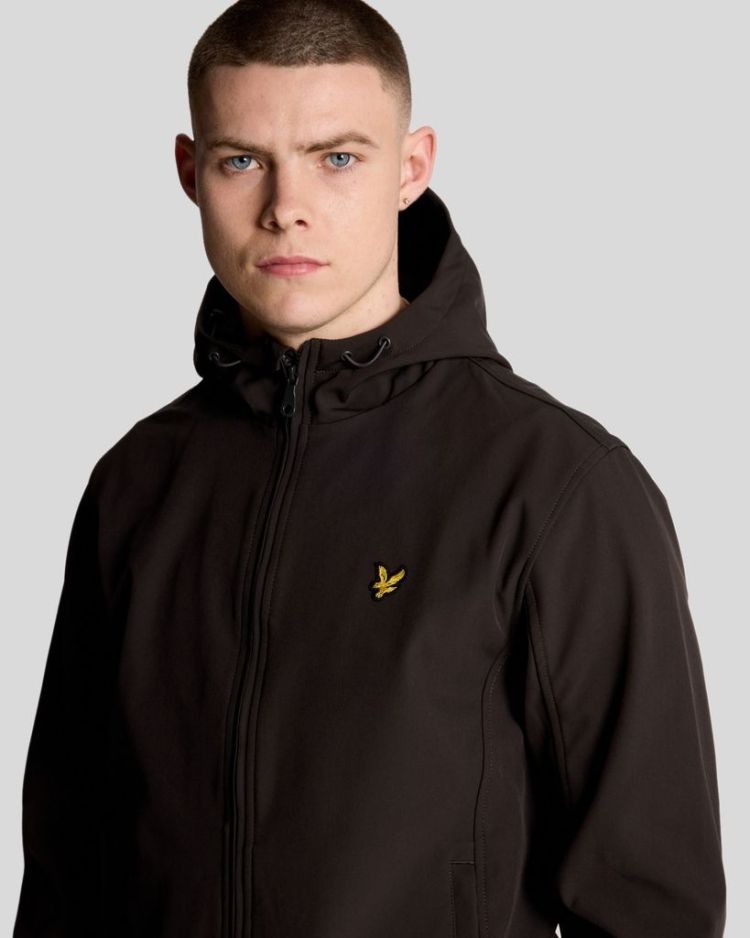 Lyle & Scott Jas Antraciet heren (MESH BACK SOFTSHELL JACKET - JK2200V.W635) - GL Sport (Sluis)