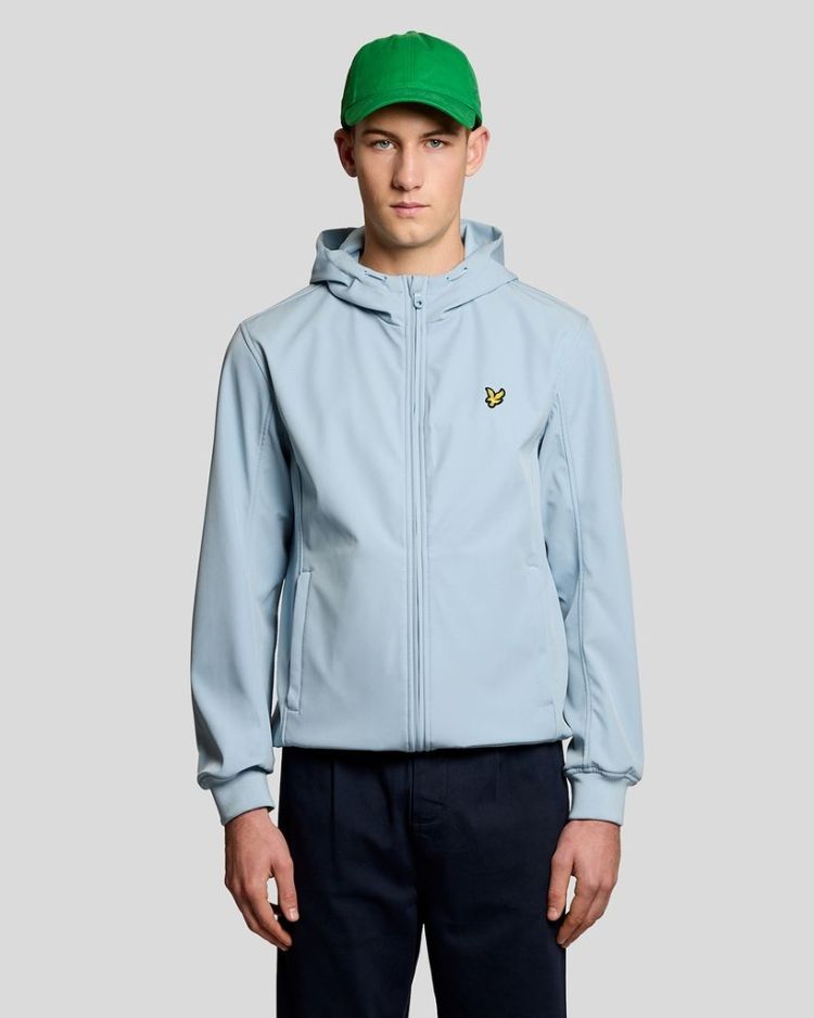 Lyle & Scott Jas Blauw heren (MESH BACK SOFTSHELL JACKET - JK2200V.W596) - GL Sport (Sluis)