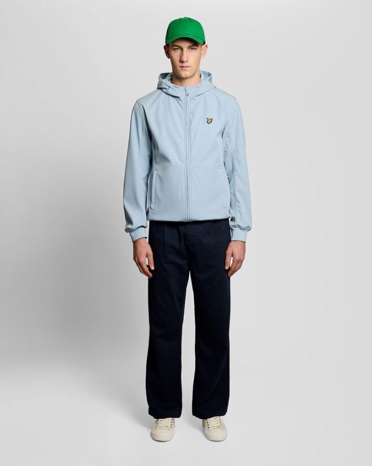 Lyle & Scott Jas Blauw heren (MESH BACK SOFTSHELL JACKET - JK2200V.W596) - GL Sport (Sluis)