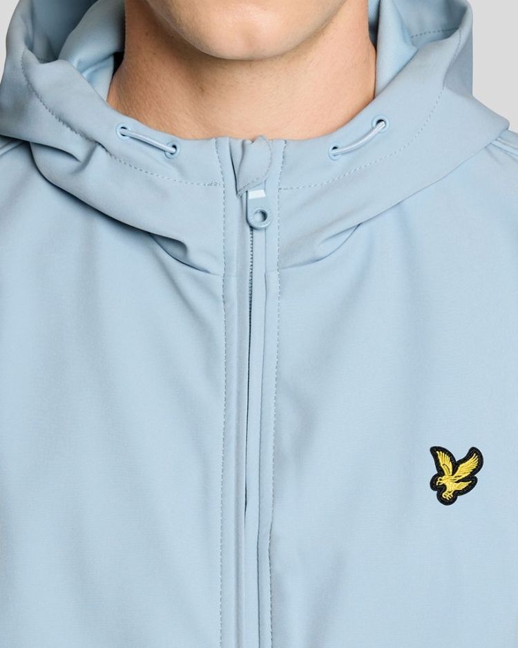 Lyle & Scott Jas Blauw heren (MESH BACK SOFTSHELL JACKET - JK2200V.W596) - GL Sport (Sluis)