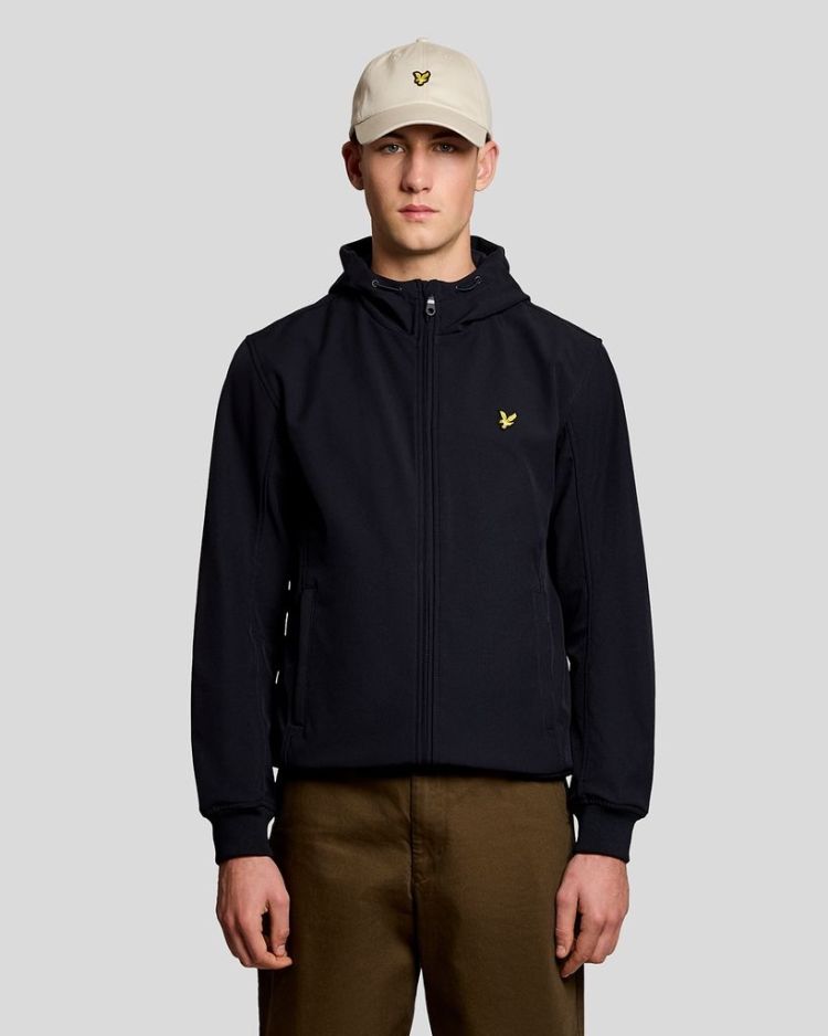 Lyle & Scott Jas Blauw heren (MESH BACK SOFTSHELL JACKET - JK2200V.Z271) - GL Sport (Sluis)