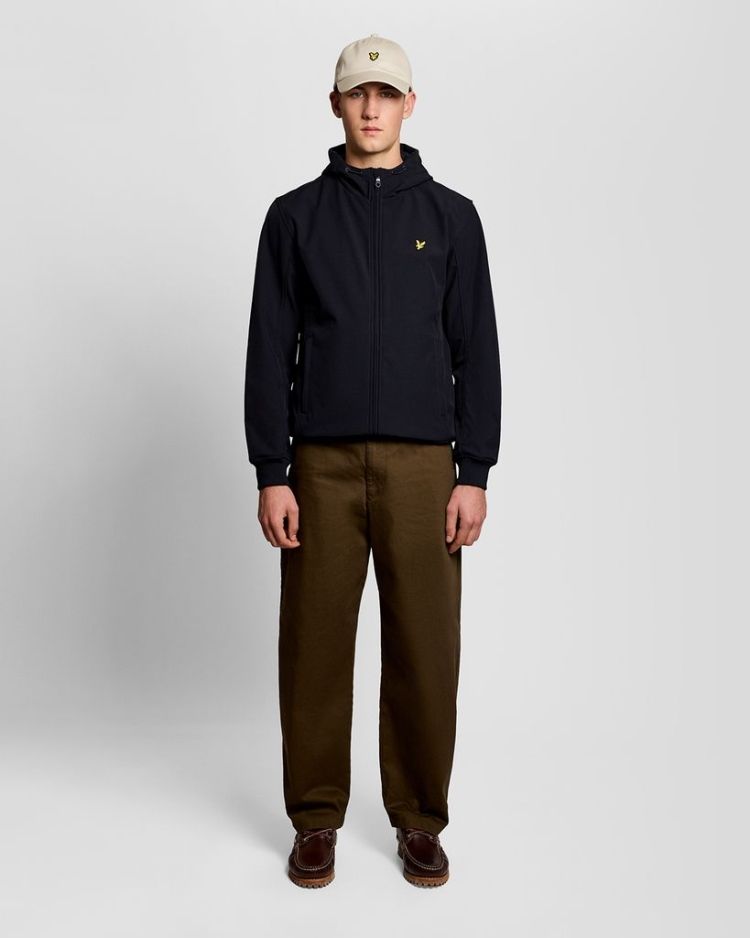 Lyle & Scott Jas Blauw heren (MESH BACK SOFTSHELL JACKET - JK2200V.Z271) - GL Sport (Sluis)