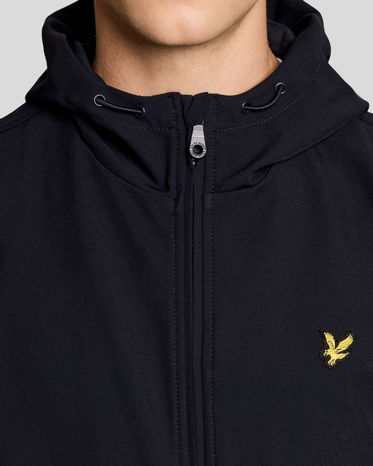 Lyle & Scott Jas Blauw heren (MESH BACK SOFTSHELL JACKET - JK2200V.Z271) - GL Sport (Sluis)