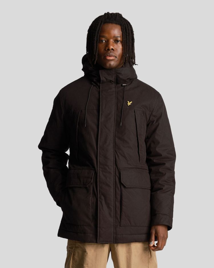 Lyle & Scott Jas Zwart heren (MICROFLEECE PARKA 2.0 - JK1904V.Z865) - GL Sport (Sluis)