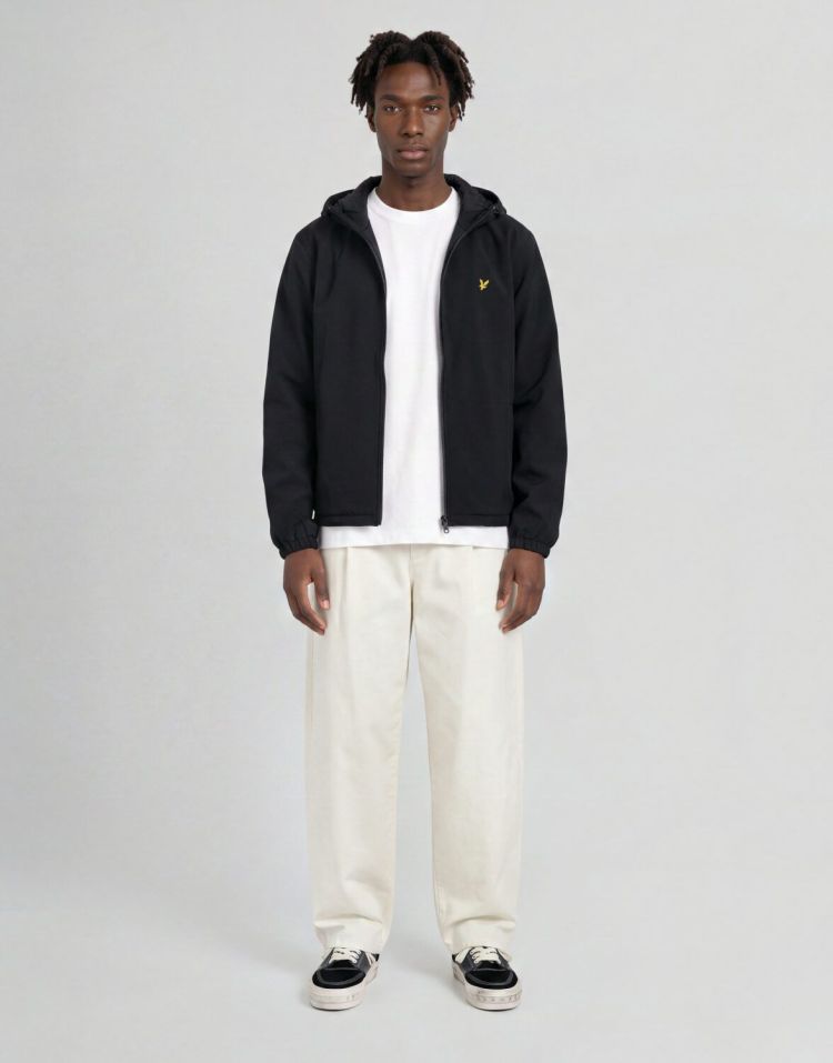 Lyle & Scott Jas Zwart heren (PADDED TECHNICAL WINDBREAKER - JK2651V.Z865) - GL Sport (Sluis)