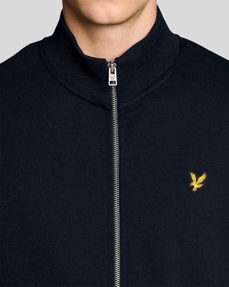 Lyle & Scott Vest Blauw heren (PIQUE ZIP THROUGH SWEATSHIRT - ML2416V.Z271) - GL Sport (Sluis)