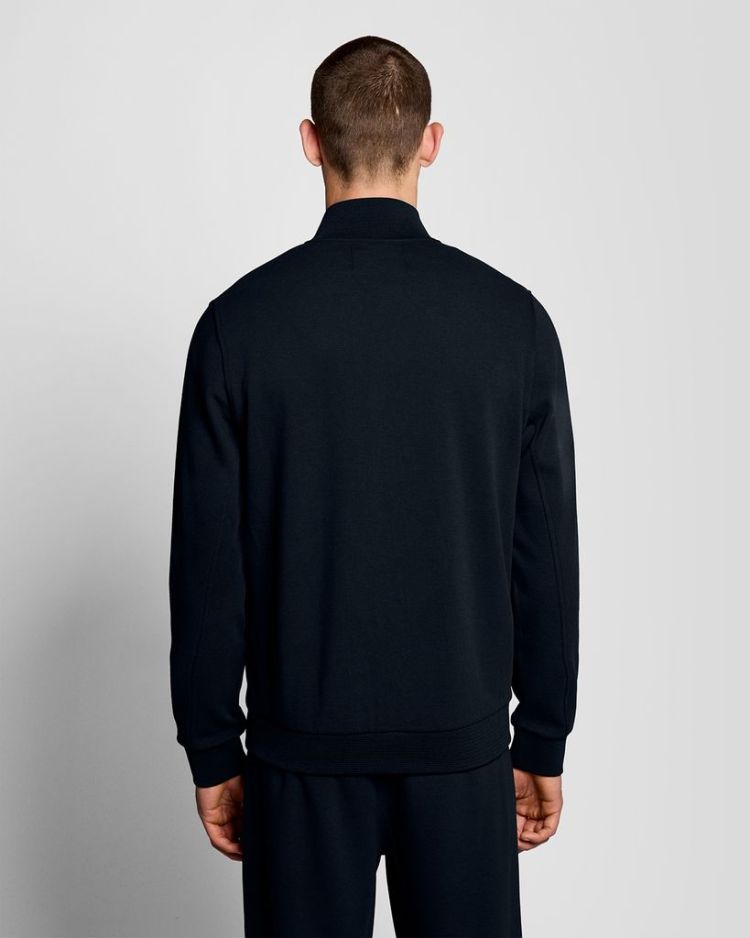 Lyle & Scott Vest Blauw heren (PIQUE ZIP THROUGH SWEATSHIRT - ML2416V.Z271) - GL Sport (Sluis)