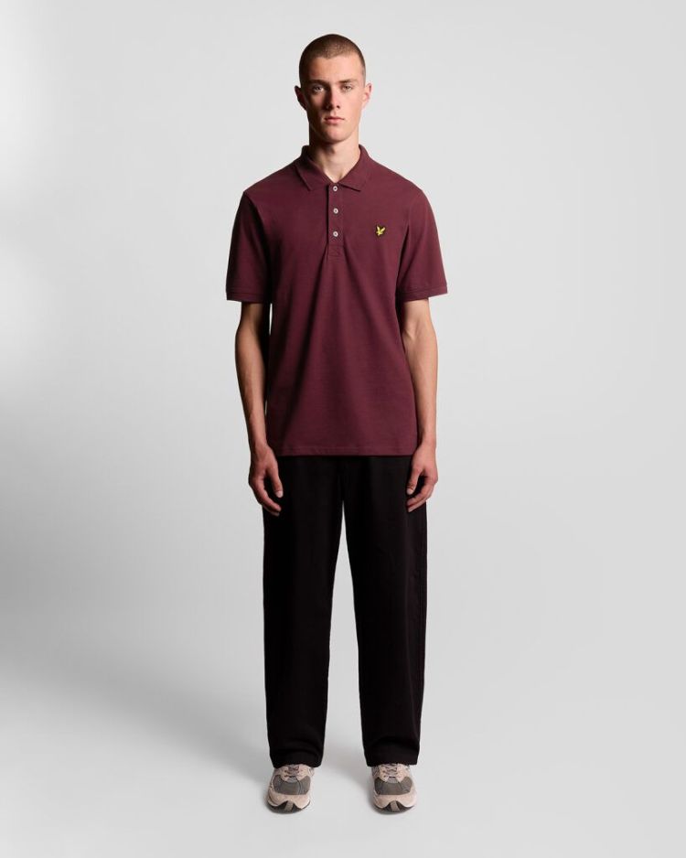 Lyle & Scott Polo Bordeaux heren (PLAIN POLO SHIRT - SP400VOG.Z562) - GL Sport (Sluis)