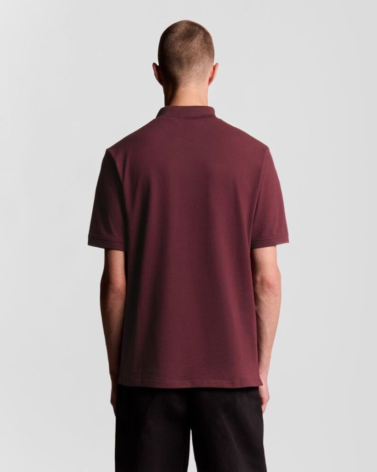 Lyle & Scott Polo Bordeaux heren (PLAIN POLO SHIRT - SP400VOG.Z562) - GL Sport (Sluis)