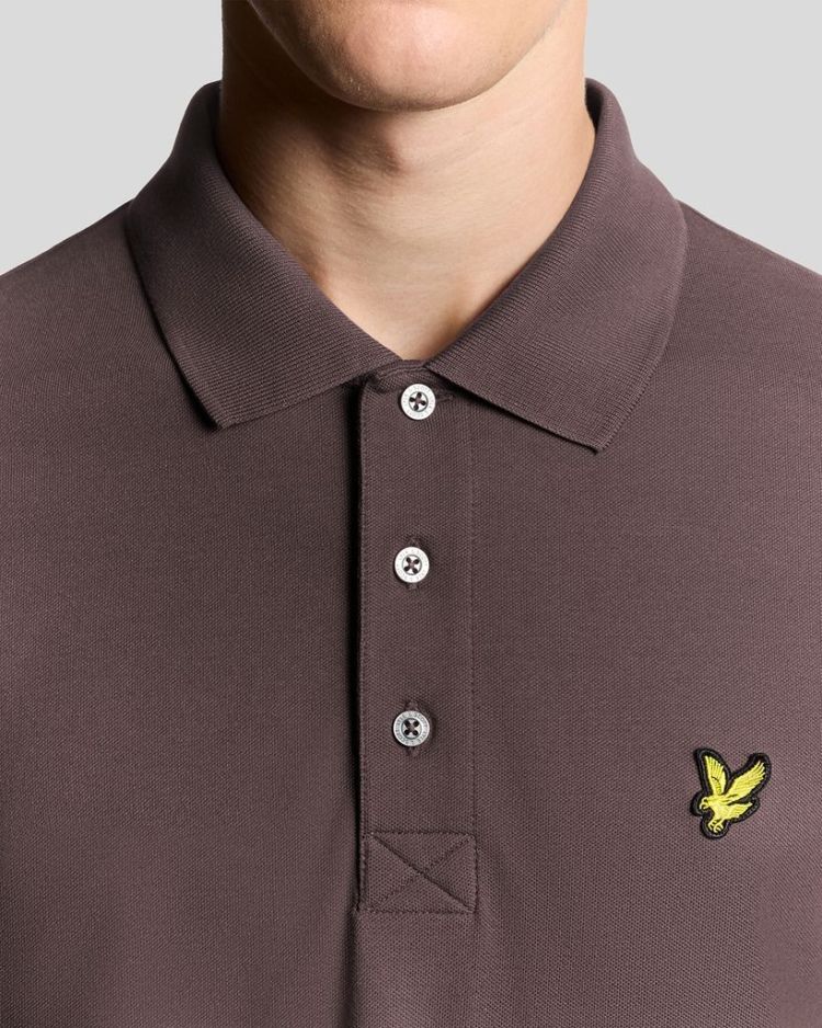 Lyle & Scott Polo Bruin heren (PLAIN POLO SHIRT - SP400VOG.X863) - GL Sport (Sluis)