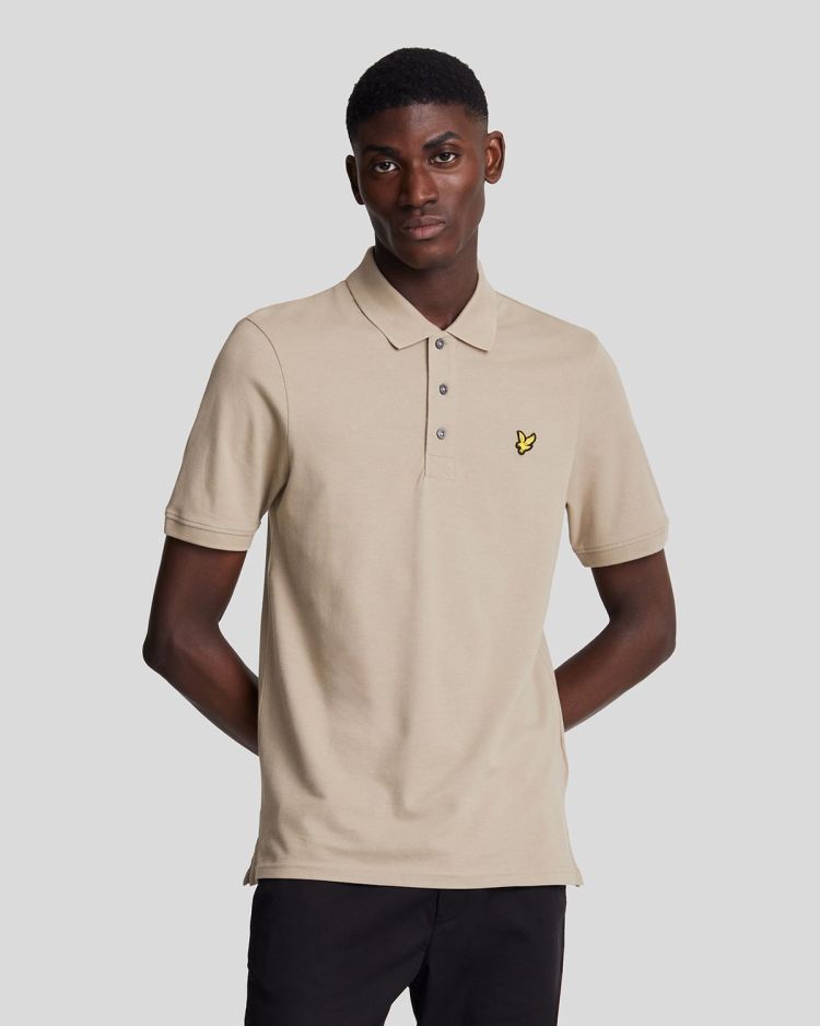 Lyle & Scott Polo Taupe heren (PLAIN POLO SHIRT - SP400VOG.X302) - GL Sport (Sluis)