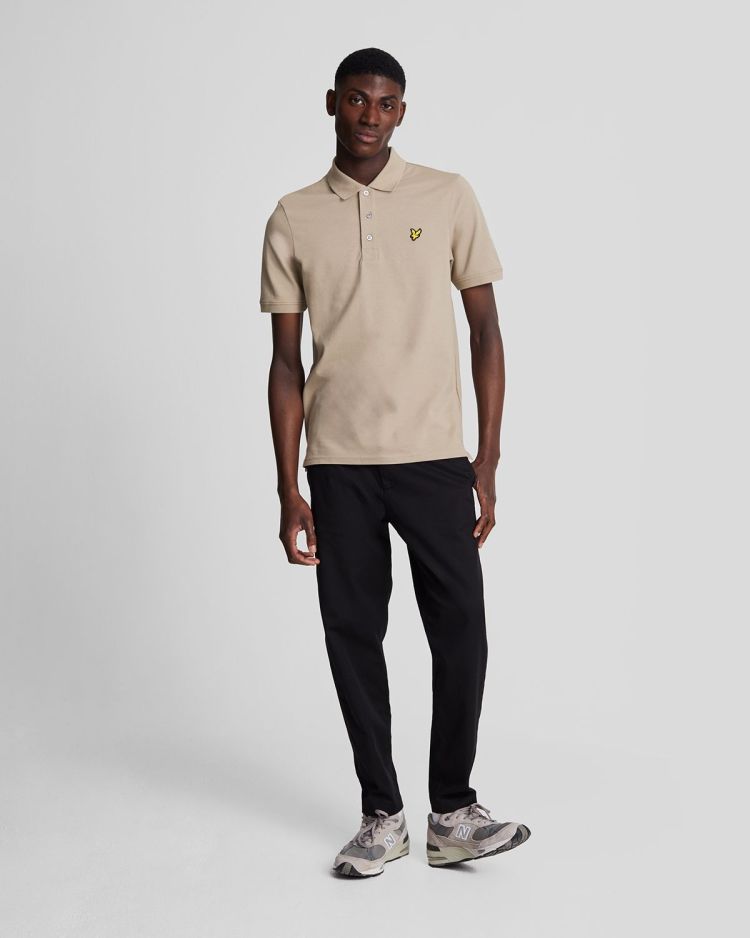 Lyle & Scott Polo Taupe heren (PLAIN POLO SHIRT - SP400VOG.X302) - GL Sport (Sluis)