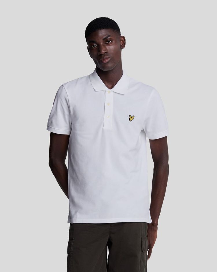 Lyle & Scott Polo Wit heren (PLAIN POLO SHIRT - SP400VOG.626) - GL Sport (Sluis)