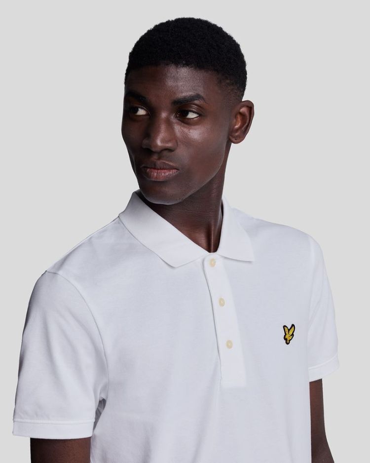 Lyle & Scott Polo Wit heren (PLAIN POLO SHIRT - SP400VOG.626) - GL Sport (Sluis)