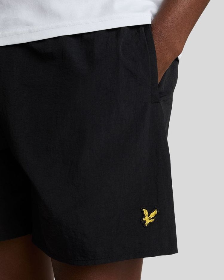 Lyle & Scott Zwembroek Zwart heren (PLAIN SWIMSHORT - SH1204VB.Z865) - GL Sport (Sluis)