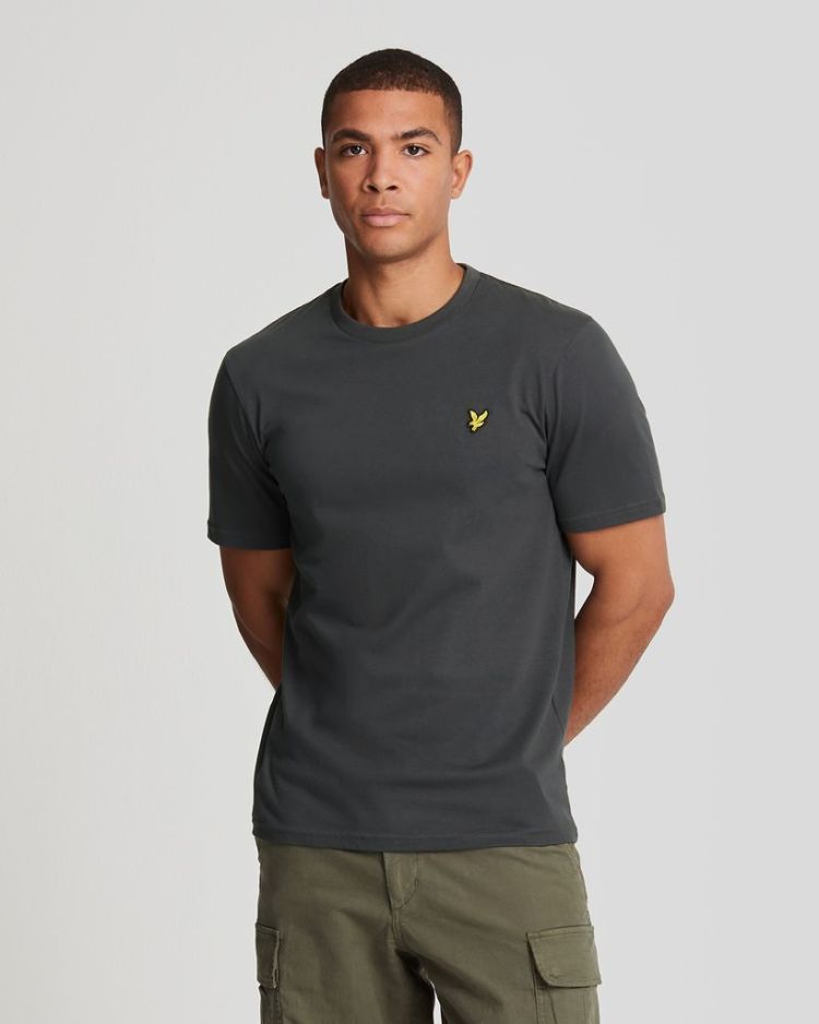 Lyle & Scott T-shirt Antraciet heren (PLAIN T-SHIRT - TS400VOG.W635) - GL Sport (Sluis)