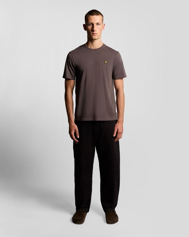 Lyle & Scott T-shirt Bruin heren (PLAIN T-SHIRT - TS400VOG.X863) - GL Sport (Sluis)