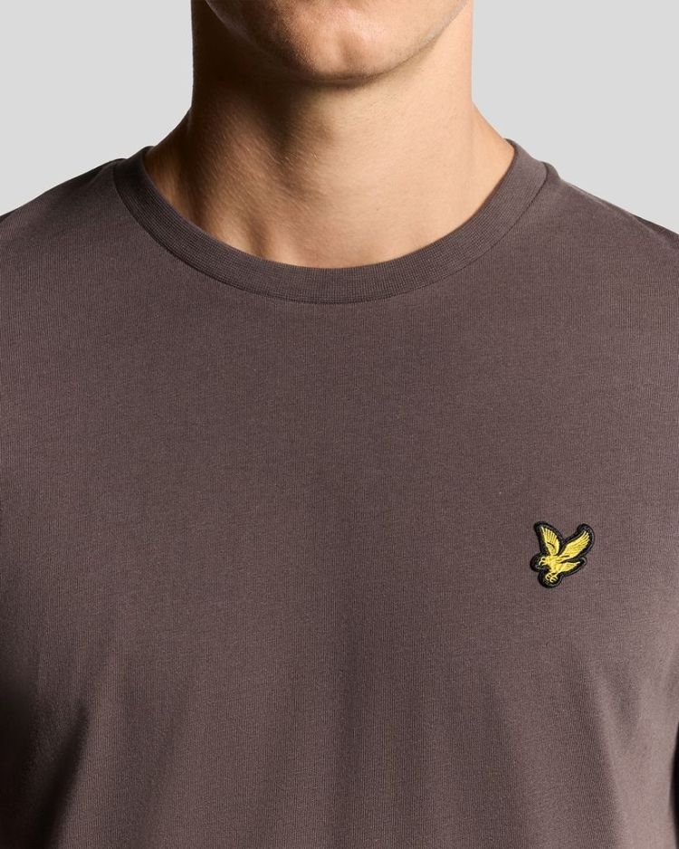 Lyle & Scott T-shirt Bruin heren (PLAIN T-SHIRT - TS400VOG.X863) - GL Sport (Sluis)