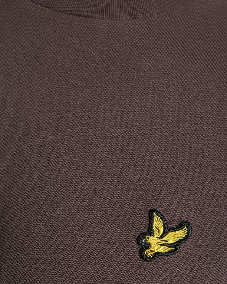Lyle & Scott T-shirt Bruin heren (PLAIN T-SHIRT - TS400VOG.X863) - GL Sport (Sluis)