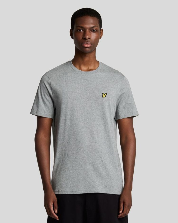 Lyle & Scott T-shirt Grijs heren (PLAIN T-SHIRT - TS400VOG.T28) - GL Sport (Sluis)