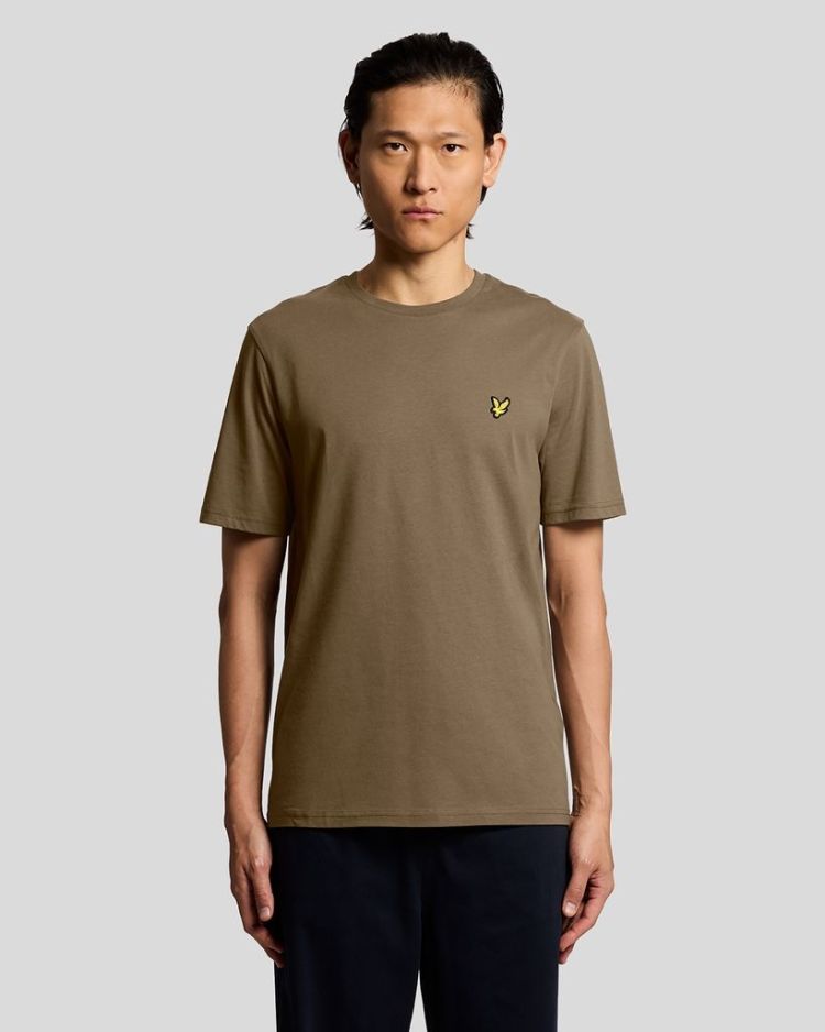 Lyle & Scott T-shirt Groen heren (PLAIN T-SHIRT - TS400VOG.X569) - GL Sport (Sluis)