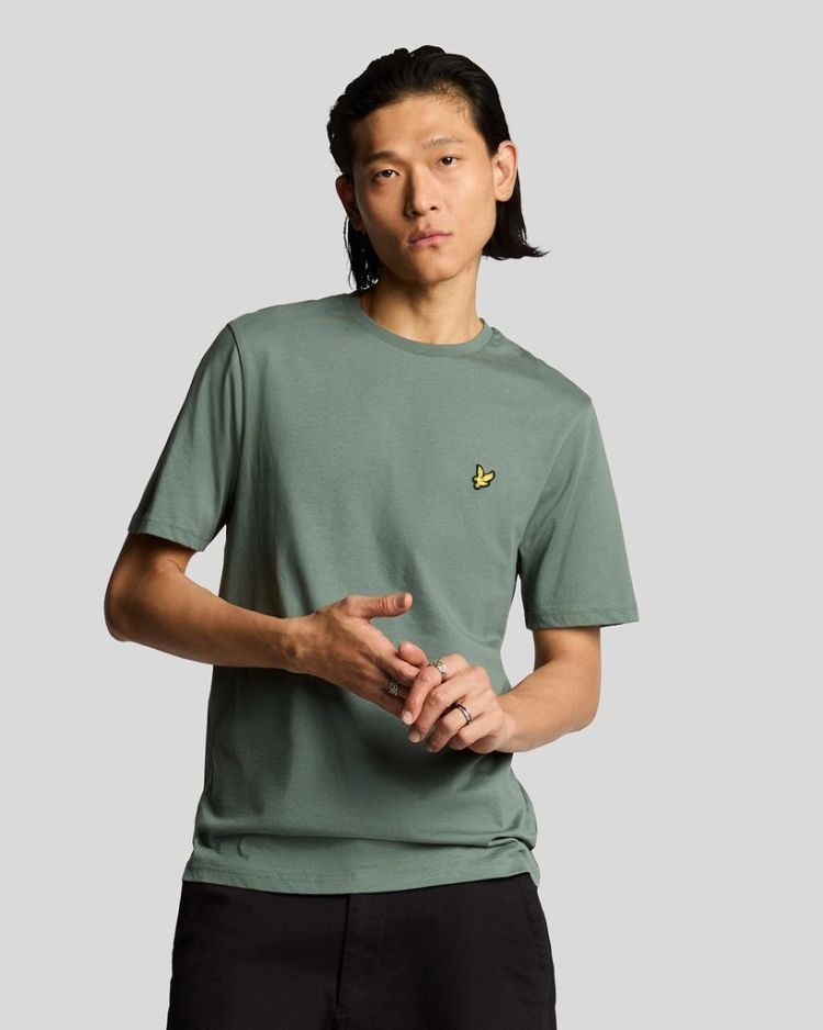 Lyle & Scott T-shirt Groen heren (PLAIN T-SHIRT - TS400VOG.X583) - GL Sport (Sluis)