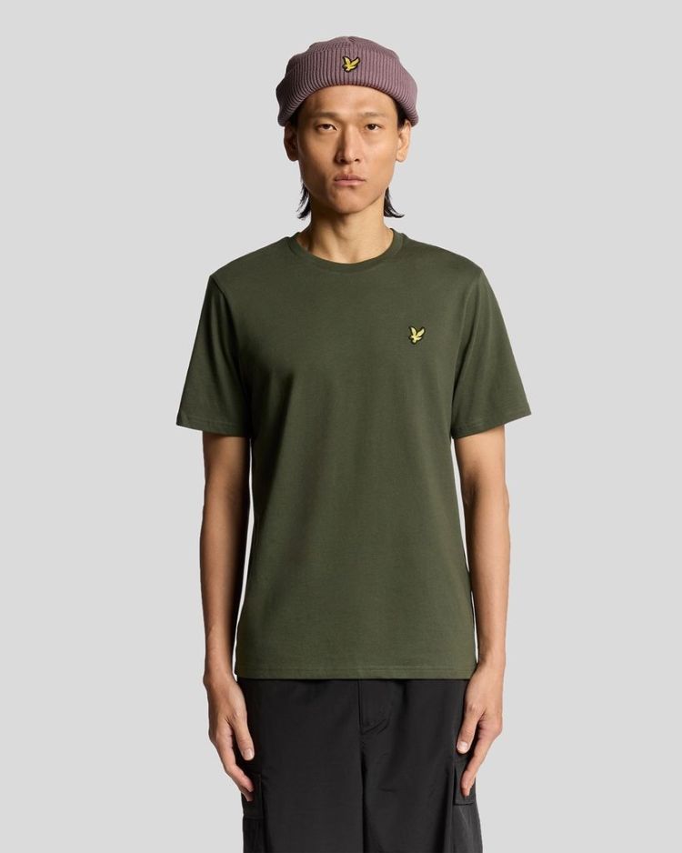 Lyle & Scott T-shirt Groen heren (PLAIN T-SHIRT - TS400VOG.X848) - GL Sport (Sluis)